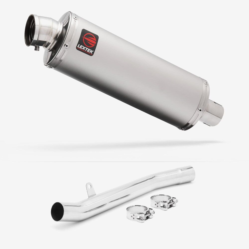 Matt Stainless Road Legal Exhaust Silencer Can & Link Pipe GSF1200