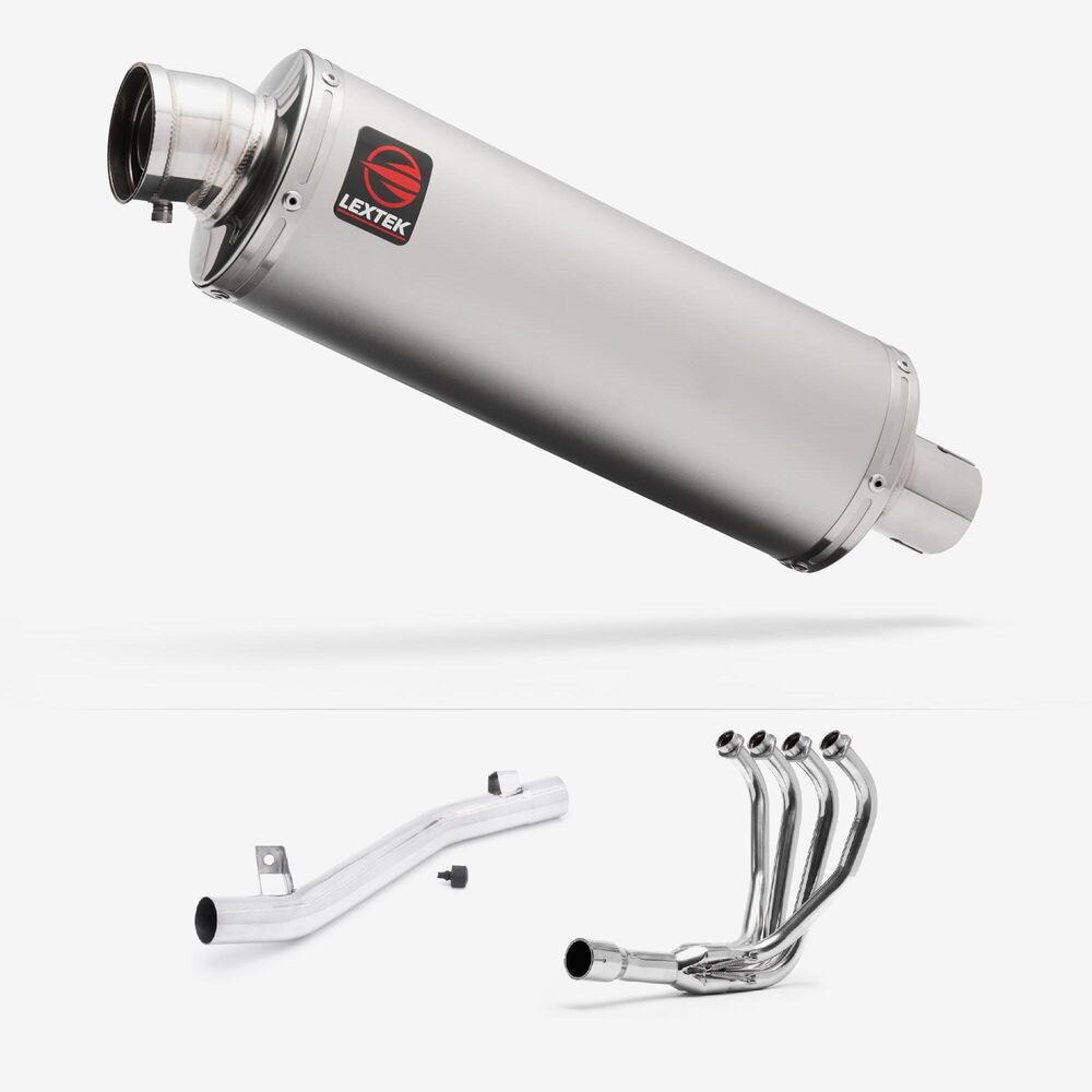 Stainless Steel Full Exhaust System With Road Legal Can for GSF600 Bandit 95-04 GSF650 05-06 and GSF1200 96-05