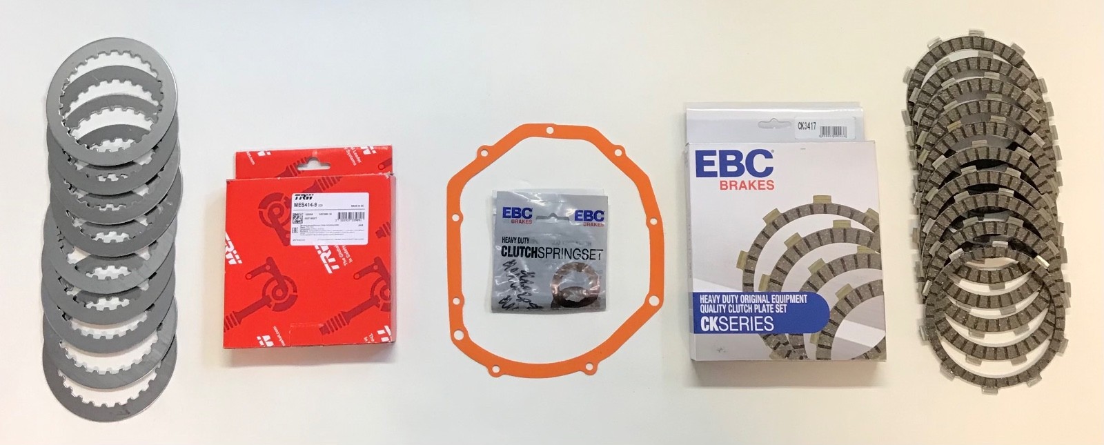Suzuki GSF1200 Bandit 1996-2005 EBC FULL Clutch Kit Steel Plates, Fibres, Springs & Gasket 