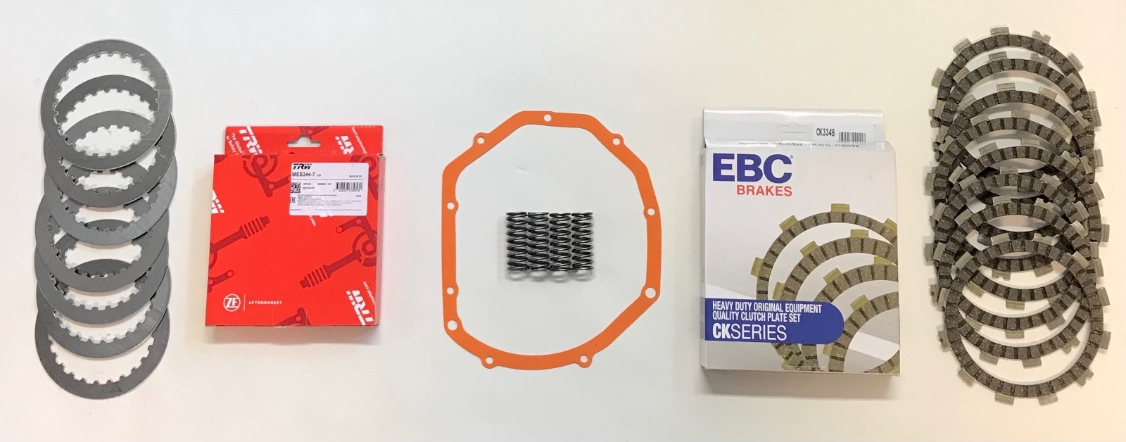 Suzuki GSF600 Bandit 1995-2004 EBC FULL Clutch Kit Steel Plates, Fibres, Springs & Gasket 