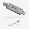 Stainless Moto GP Style Exhaust Silencer End Can & Link Pipe GSF600 Bandit 95-04