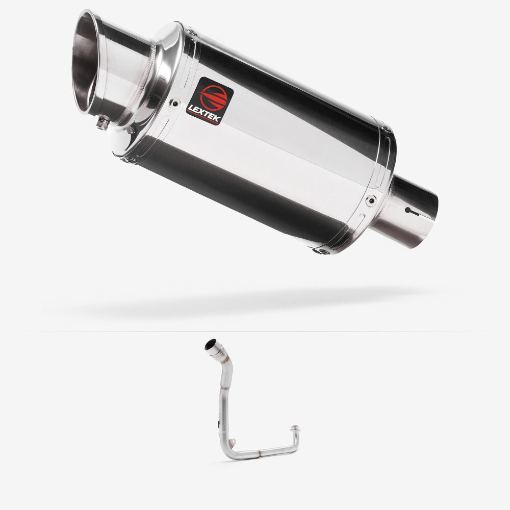Honda MSX125 Grom 13-15 Stainless Steel High Exhaust System YP4 Stubby End Can