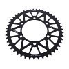 JTA2020 Black Rear JT Lightweight Aluminium Sprocket for Triumph Street Triple 675 08-17 765 17-21 Daytona 675 06-17 Race Track Bike 46 47 48 Tooth    