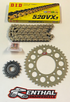 DID Gold Race 520 Pitch Chain Renthal Sprocket Kit for Aprilia RS660 20-24 