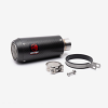LEXTEK CP9C Full Carbon Fibre 51mm Short Slip On End Can Exhaust Silencer