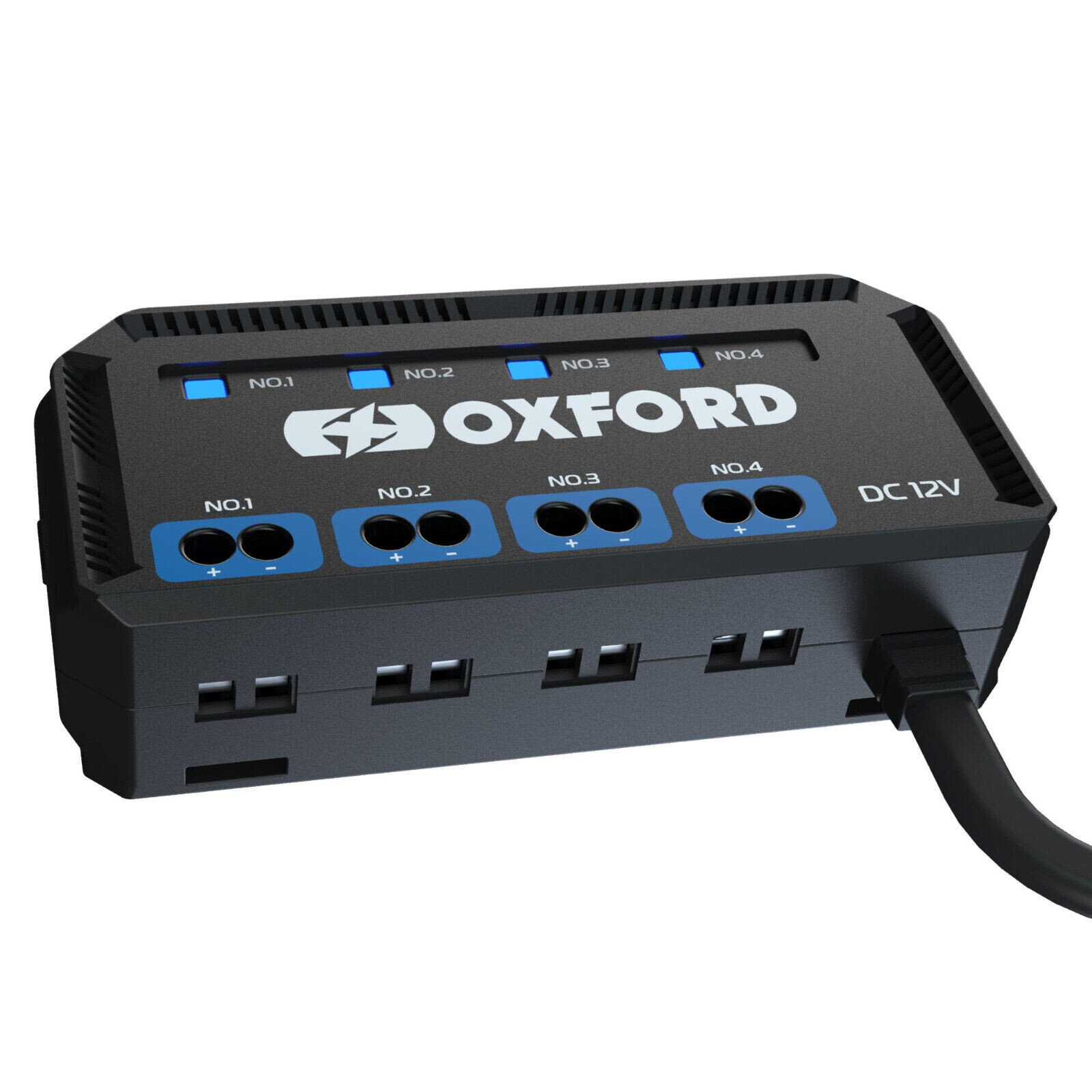 Oxford Motorcycle Junction Box Motorbike 12V With Fused Power Outlets EL112